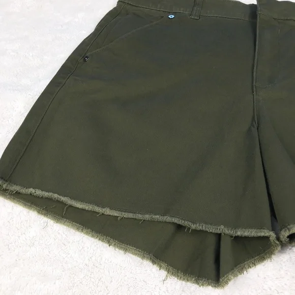 DEMOCRACY Abtechnology High Rise Trouser Shorts In green size 4