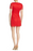 NOUVEAU Laundry by Shelli Segal Taille femme 12 Mini-robe en dentelle rouge cerise 169 $