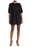 Wayf - Robe mini babydoll corset à lacets pour femme en noir taille XS