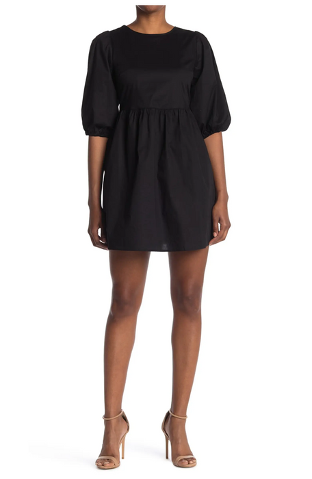 Wayf women's Lace-Up Corset Babydoll Mini Dress in black size XS Wayf women's Lace-Up Corset Babydoll Mini Dress in black size XS