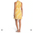 Sam Edelman yellow gold ivory snake print halter mini dress Size 6