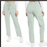 WAYF Evangelista Pantalon de jogging utilitaire avec cordon de serrage en tissu sauge Taille M