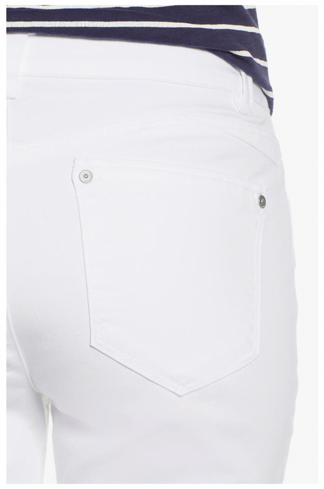 WIT & WISDOM Ab-solution High Waist Ankle Skinny Jeans In Optic White size 16