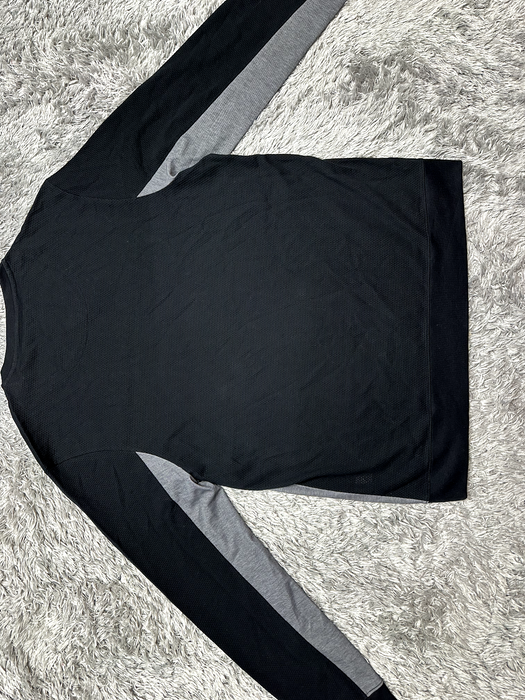 Vince Camuto Colorblock Crew Neck Fit Pima Cotton sport Sweater Pullover XL $85