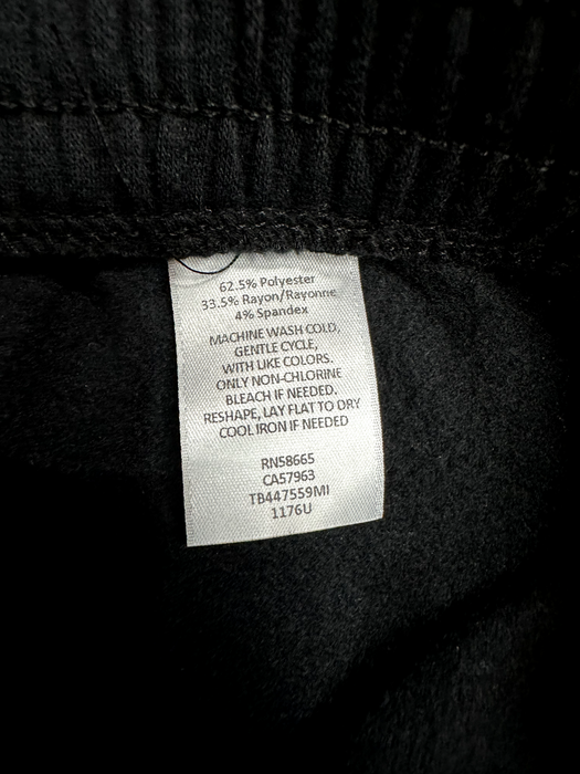 TREASURE & BOND women's Crop Sweatpants raw hem In black size S