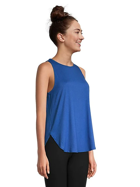 Ideology Women's Essentials Sweat Set Tank Top Grey Size L