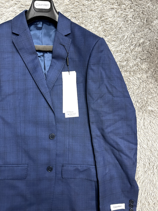 Calvin Klein Men's extra slim  fit blazer MAUS25ZZX025 in blue MANCUSO size 40L