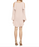 BCBGMAXAZRIA Robe trapèze à épaules dénudées Ellyson en rose taille XXS 257 $