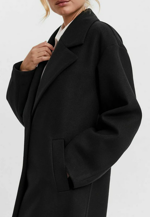 Vero Moda VMCLASSGOLD  women 2 buttons Classic coat in black size M relax fit