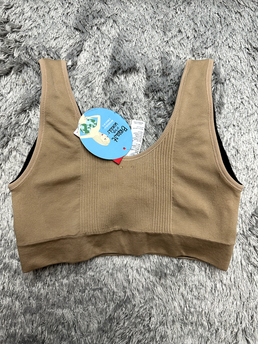 Spanx 30021R Seamless Reversible Comfort Tank Bra Breast of Both Worlds size S