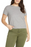 Madewell T-shirt à manches courtes avec nœud au dos pour femme en blanc à œillets L7346 Taille XS