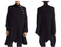 Maje Women's Mirador Poncho Sweater In Black One Size (TU) $510