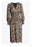 AFRM Hazel Floral Smocked Long Sleeve Midi Dress In Gold Bouquet Size XS $79