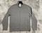 Perry Ellis men Mesh  Rib-Knit zip cardigan in grey Size L