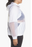 ZELLA Veste blanche transparente en poly nylon avec fermeture éclair sur le devant avec capuche YOGA plus taille 2X blanc