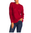 RXB Pull en tricot torsadé acrylique pour femme en rouge taille S