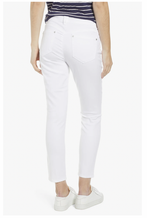 WIT & WISDOM Ab-solution High Waist Ankle Skinny Jeans In Optic White size 16