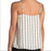 Socialite Womens Scalloped V-Neck Camisole Sleeveless Adjustable Straps Size S