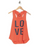 PJ Salvage Love Graphic Racerback Tank Top In Red Size S