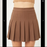 Love Tree Junior Women's tennis Pleated Mini Skirt w/ Back Zipper - Size M BLACK