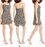 Row A Women’s Floral Cami Mini Sleeveless Cowl Neck Short Dress Size M