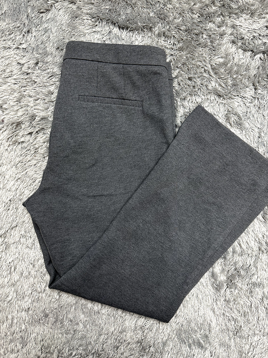 Halogen Women's Pants Knit Stretch Straight Pants Ankle Career Casual 8 in grey