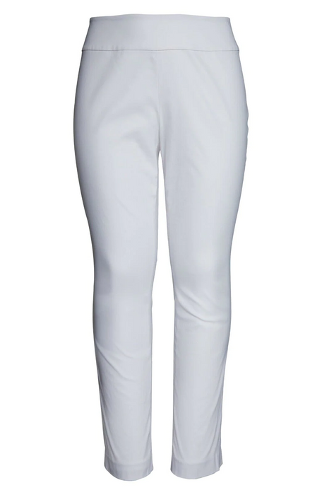 NIC+ZOE Plus Size Paper White Stretch Comfortable Pants 16W Retail $148