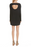 Rag and Bone Black Tunic Dress Women's Size Small  Long Sleeve Knit Cutout Back