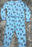 Jasmine women's Rose Pajama Set Women' Medium Christmas in blue