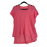 Nine West Active Womens size Large top 2 in 1 short sleeve L in pink 42$