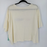 Abound Crew Neck Graphic Crop T-Shirt In Ivory Happiness Relaxed Fit Size S
