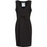 Moschino Women's  Bow Front Woven Sleeveless Dress in Balck size 44 ( 10 US )