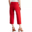 Chap Pantalon Capri Giselle Twill Pour Femmes En Blanc Taille 10 P Petite NWT