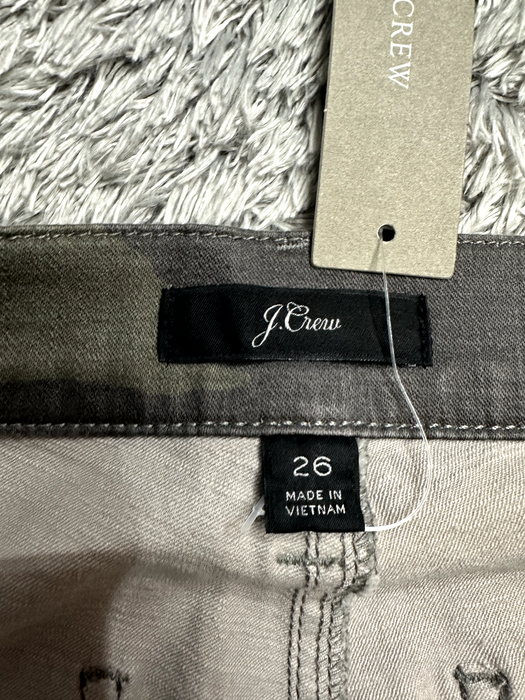 J.Crew Vintage Straight Cargo in Faded Vine Camo Stretch Pants 26 $98