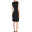 Moschino Women's  Bow Front Woven Sleeveless Dress in Balck size 44 ( 10 US )