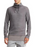 MADISON SUPPLY Men's  Mockneck Mixed Fabric Sweater In Quiet Shade size S $158