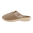 ISOTONER Microterry PillowStep Satin Cuff Clog Slippers for Women : Taupe 6.5-7