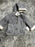 DKNY Baby Grey Faux Shearling Toggle Button Hooded Jacket 12 Months