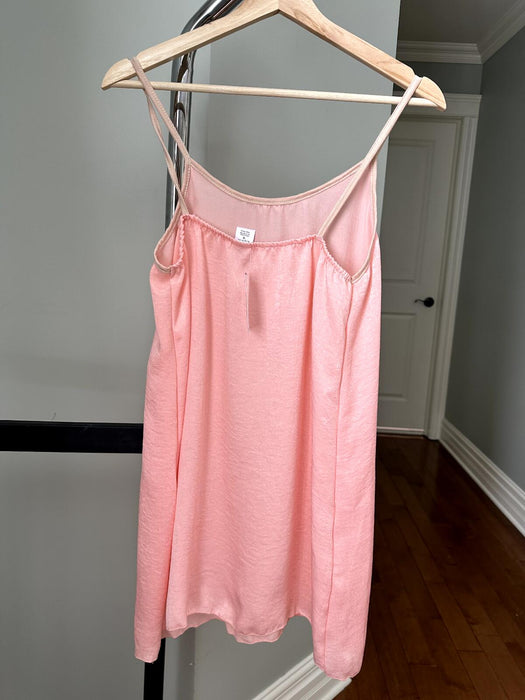 Cozy Rozy Slip Sleeveless Nightgown In Blush Size M