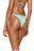 VIX Swimwear Aqua Scales Ripple Bikini Bottoms ONLY size L (6-8) $96 green