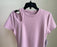 Nine West Cutout Shoulder Mauve Shadow Activewear T-Shirt Size M