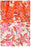 Eliza J Floral High Neck Fit & Flare Dress In Orange Size 4