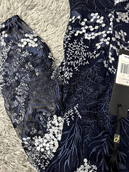 Phase Eight Women's Lace Fern Embroidered Dress Navy Floral Size 8US (12UK) $349