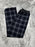 Joe Boxer Plaid Pajama Flannel Jogger Pants In Gray Size M