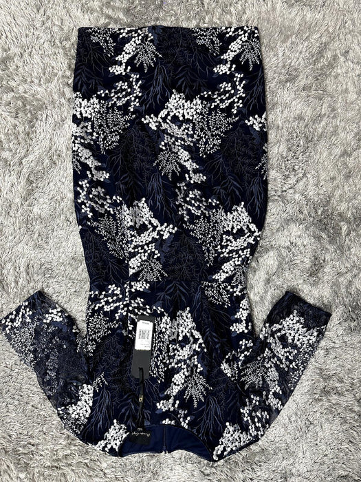 Phase Eight Women's Lace Fern Embroidered Dress Navy Floral Size 8US (12UK) $349