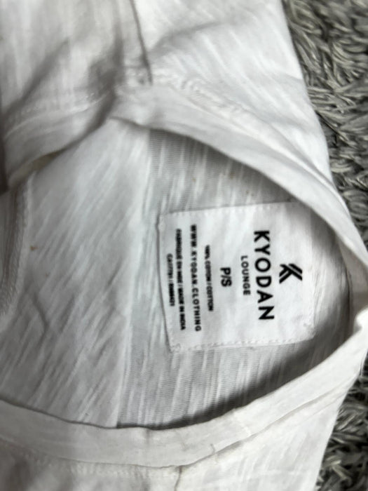 Kyodan Tie Dye Short Sleeve Crop cotton Top S in coral