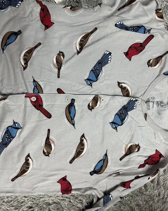 Drake General Store Unisex Birds Camp sleeping Jumpsuit size XL