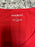 T-shirt sous-vêtement col V en coton doux pour homme Emporio Armani taille L en rouge