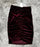 Free Press Nordstrom Velvet Velour Ruched Skirt size M burgundy