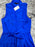 Felicity & Coco robe sans manches Cobalt Blue Tie pour femmes taille S/P 98 $